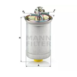 WK 842/12X MANN-FILTER KURO FILTRAS VW LUPO SEAT