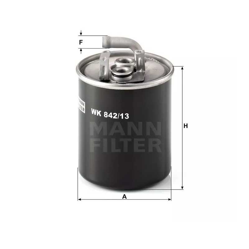 WK 842/13 MANN-FILTER KURO FILTRAS DB A160CDI /A170CDI