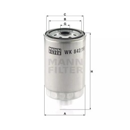 WK 842/16 MANN-FILTER kuro filtras