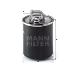 WK 842/17 MANN-FILTER KURO FILTRAS DB A160CDI /A170CDI