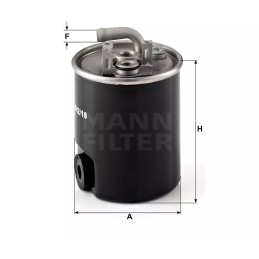 WK 842/18 MANN-FILTER kuro filtras DB VITO, SP RINTER