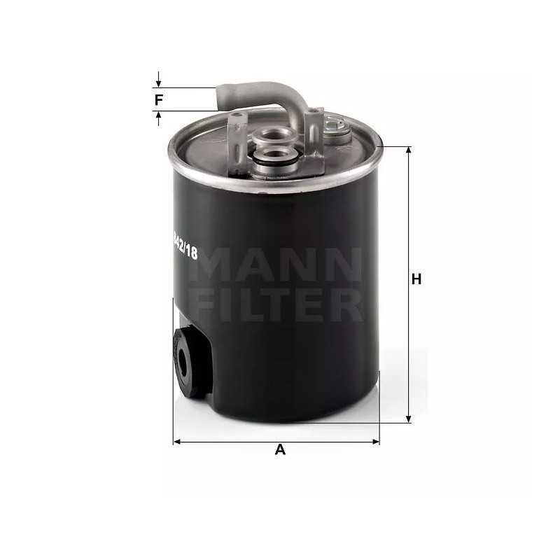 WK 842/18 MANN-FILTER kuro filtras DB VITO, SP RINTER