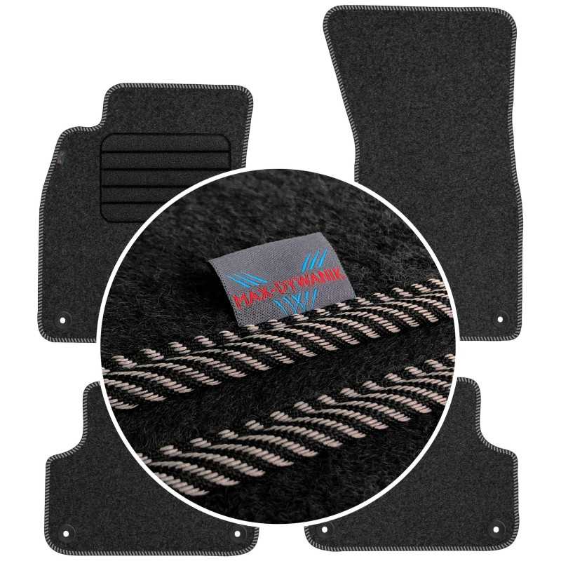 Audi A5 II Sportback 2016- Veliūriniai kilimėliai MAX-DYWANIK