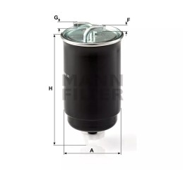 WK 842/3 MANN-FILTER KURO FILTRAS SEAT VW 1.6D