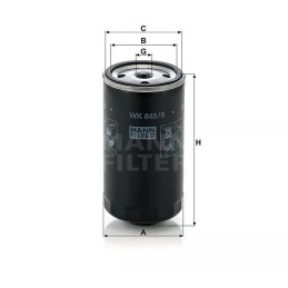 WK 845/6 MANN-FILTER kuro filtras