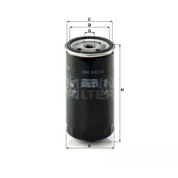 WK 845/8 MANN-FILTER kuro filtras