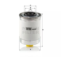 WK 850/2 MANN-FILTER KURO FILTRAS FORD TRANSIT 2.5DI /TD 91-00