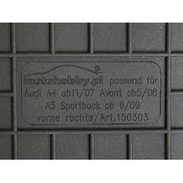 Audi A5 Sportback 2009-2016 m. guminiai kilimėliai MOTOHOBBY FRONT 150303/2
