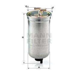 WK 853/16 MANN-FILTER KURO FILTRAS HONDA ACCORD 2.2CDTI 1/04-