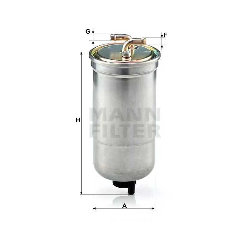 WK 853/16 MANN-FILTER KURO FILTRAS HONDA ACCORD 2.2CDTI 1/04-