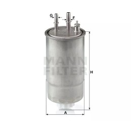 WK 853/21 MANN-FILTER kuro filtras
