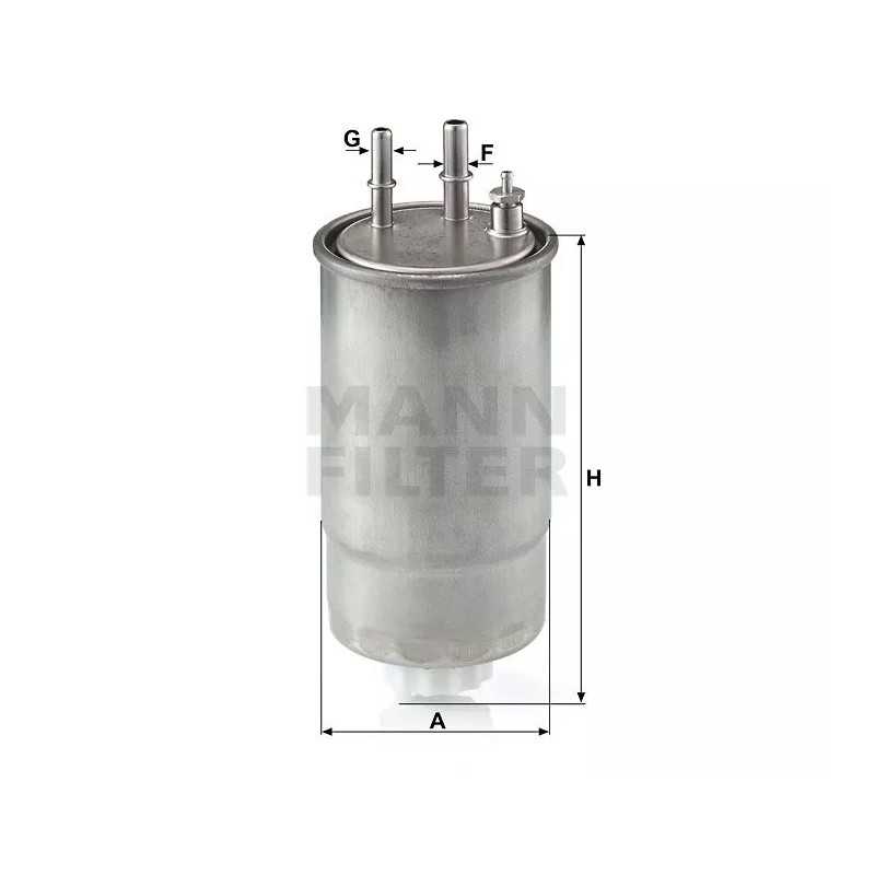 WK 853/21 MANN-FILTER kuro filtras