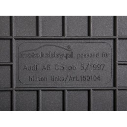 Audi A6 C5 (platus) 1997-2004 Guminiai kilimėliai MOTOHOBBY 150104