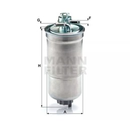 WK 853/3X MANN-FILTER KURO FILTRAS AUDI SKODA VW