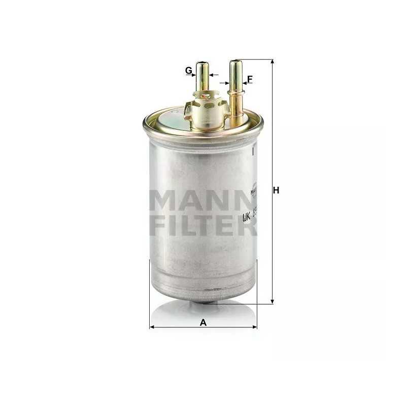 WK 853/7 MANN-FILTER DEGALŲ FILTRAS FORD FOCU S 1.8DI /TDCI 01-