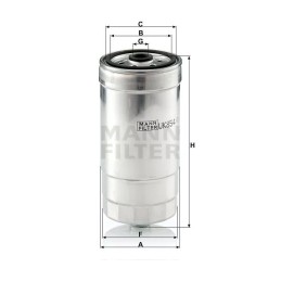 WK 854/1 MANN-FILTER KURO FILTRAS FIAT KIA