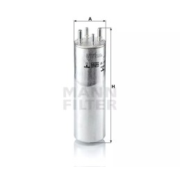 WK 857/1 MANN-FILTER kuro filtras VW TRANSPORTER