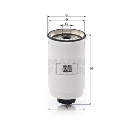 WK 880 MANN-FILTER KURO FILTRAS FORD TRANSIT 2.5D -97