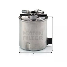 WK 9008 MANN-FILTER KURO FILTRAS DACIA SUZUKI