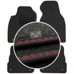 Audi A6 C5 1997-2000 (siauras tarpas) MAX-DYWANIK veliūriniai kilimėliai