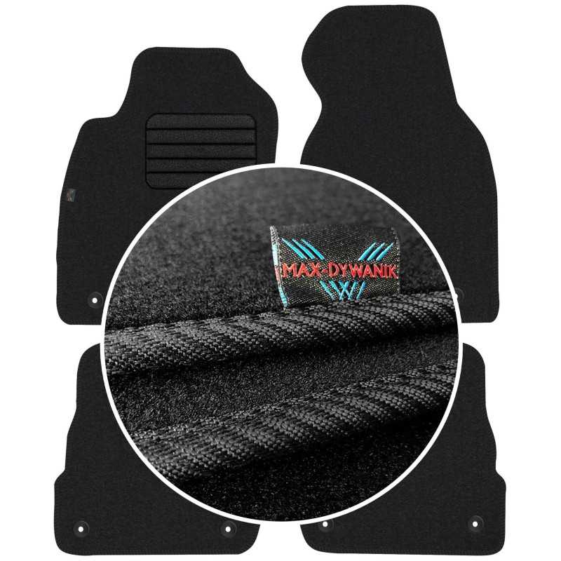 Audi A6 C5 1997-2000 (siauras tarpas) MAX-DYWANIK veliūriniai kilimėliai