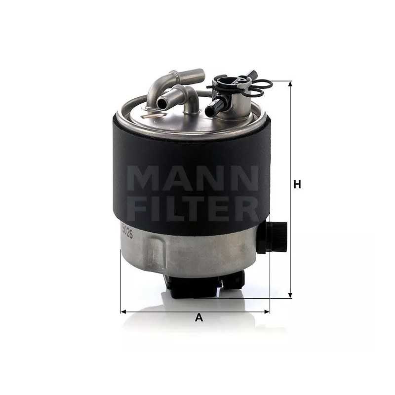 WK 9026 MANN kuro filtras