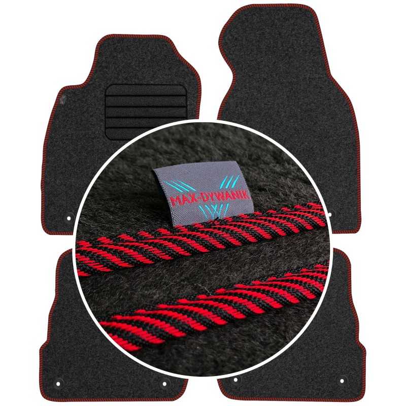 Audi A6 C5 1997-2000 (siauras tarpas) MAX-DYWANIK veliūriniai kilimėliai