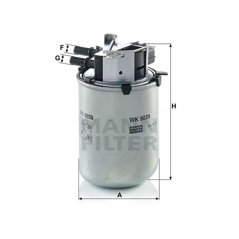 WK9039 MANN kuro filtras