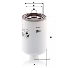 WK 9165X MANN-FILTER kuro filtras