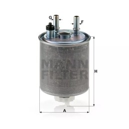 WK 918/1 MANN-FILTER kuro filtras RENAULT