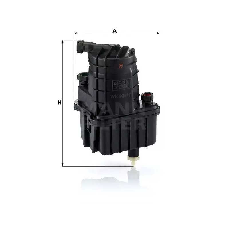 WK 939/11X MANN-FILTER kuro filtras