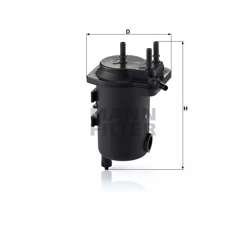 WK 939/12X MANN-FILTER kuro filtras