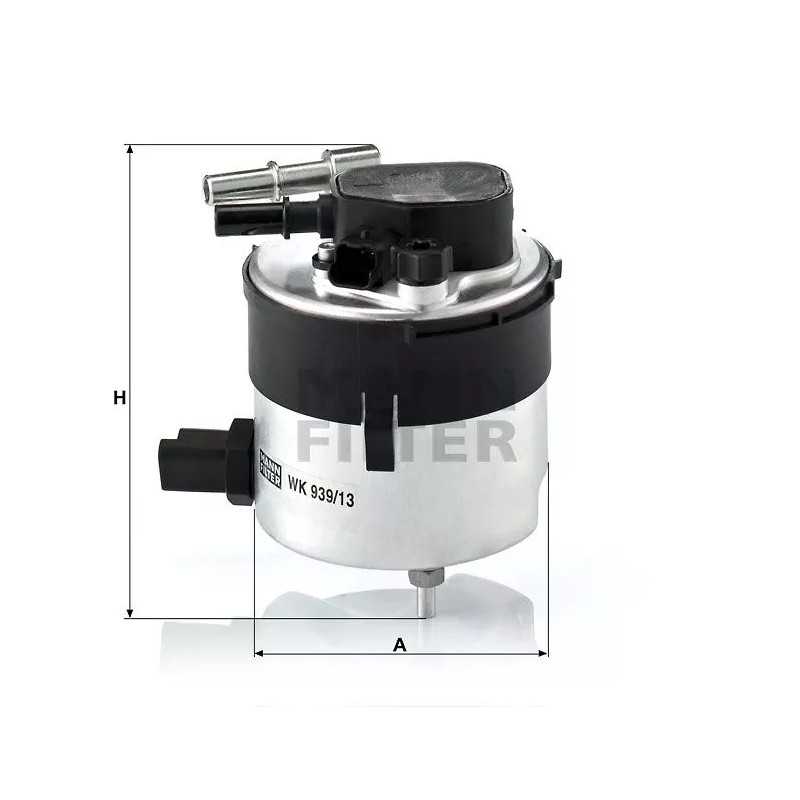 WK 939/13 MANN-FILTER kuro filtras