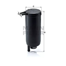 WK 939/14X MANN-FILTER kuro filtras