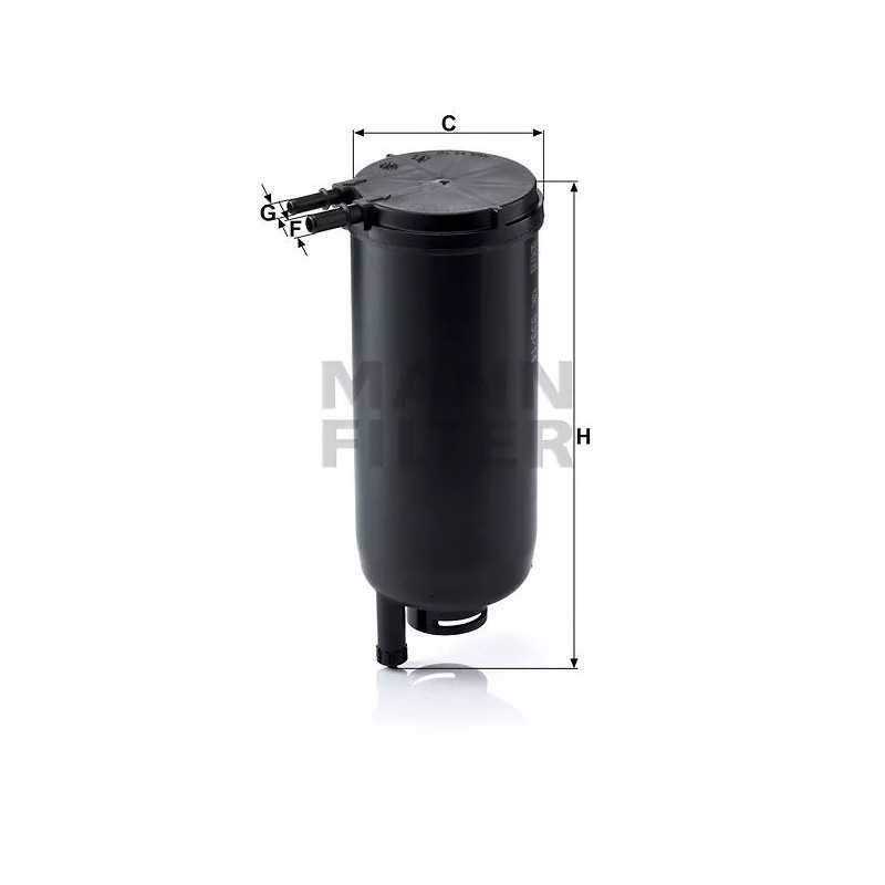 WK 939/14X MANN-FILTER kuro filtras