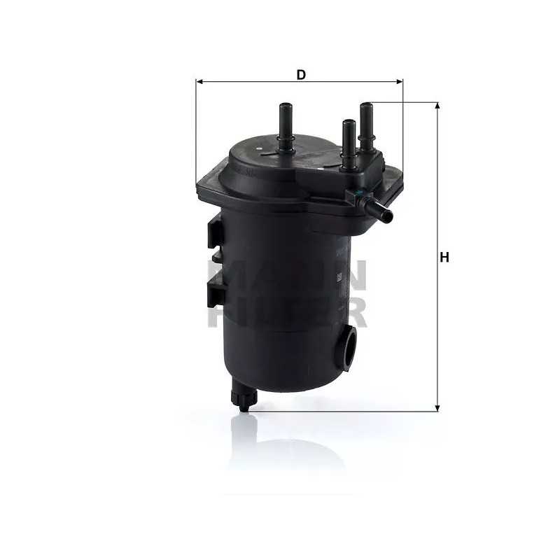 WK 939/17X MANN-FILTER kuro filtras