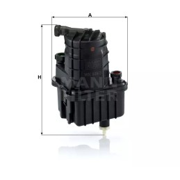 WK 939/3 MANN-FILTER KURO FILTRAS RENAULT