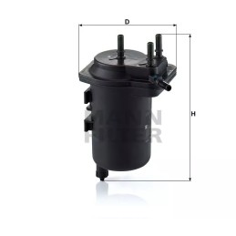 WK 939/4 MANN-FILTER KURO FILTRAS RENAULT CLIO II 1.5DCI