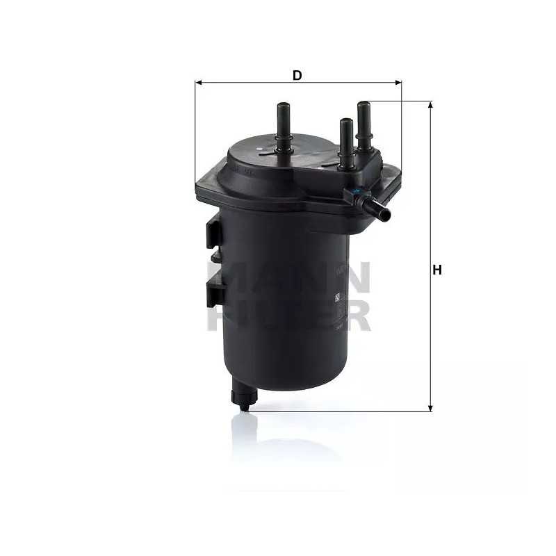 WK 939/4 MANN-FILTER KURO FILTRAS RENAULT CLIO II 1.5DCI