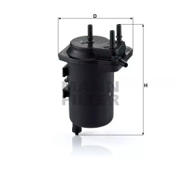 WK 939/5 MANN-FILTER KURO FILTRAS RENAULT CLIO II 1.5DCI