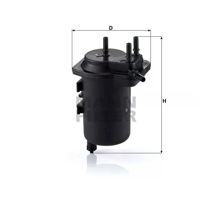 WK 939/5 MANN-FILTER KURO FILTRAS RENAULT CLIO II 1.5DCI