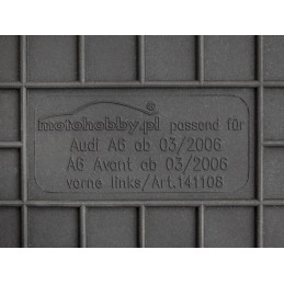 Audi A6 C6 06.2006-2011 Guminiai kilimėliai MOTOHOBBY 141108