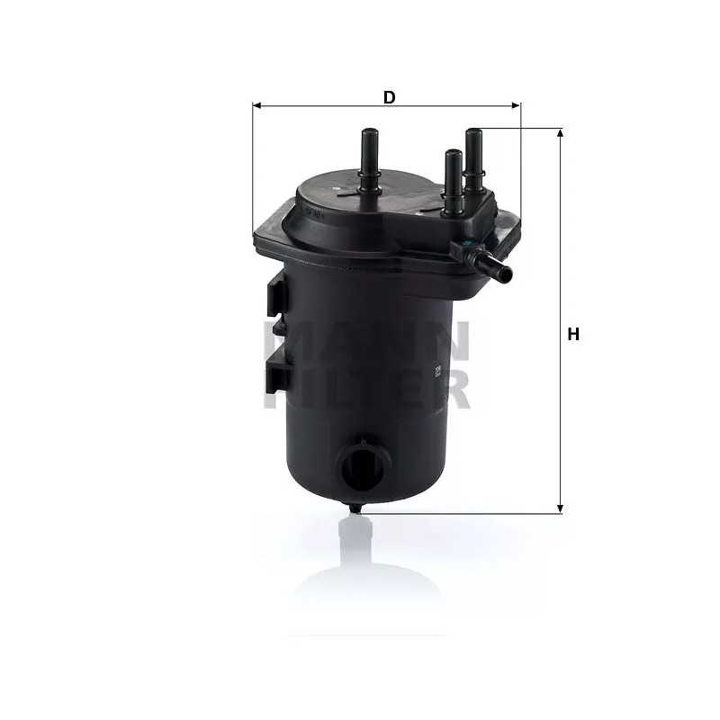 WK 939/8X MANN-FILTER kuro filtras