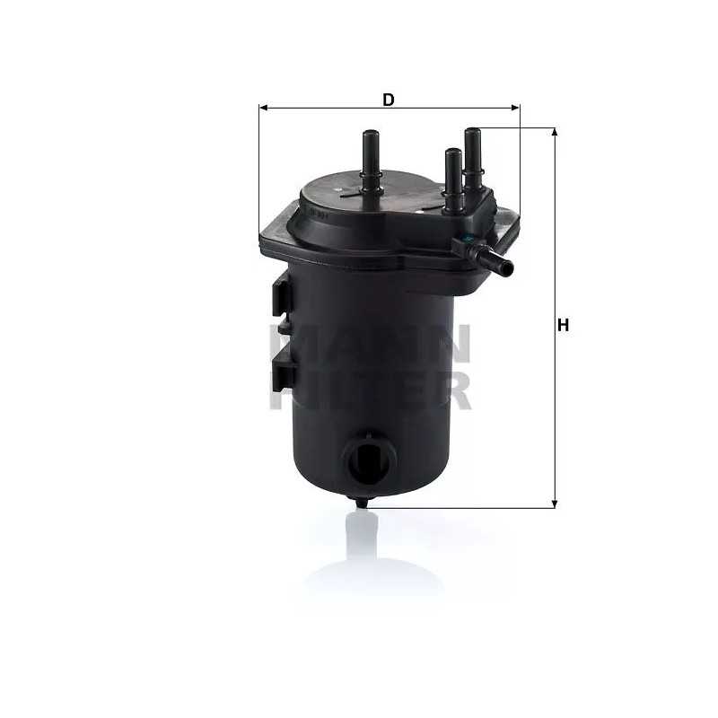 WK 939/9X MANN-FILTER kuro filtras