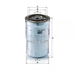 WK 940/37X MANN-FILTER kuro filtras