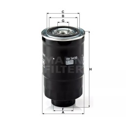 WK 940/6x MANN-FILTER KURO FILTRAS NISSAN ALMERA 2.2DI 00-