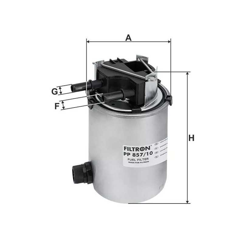 PP 857/10 FILTRON Kuro filtras