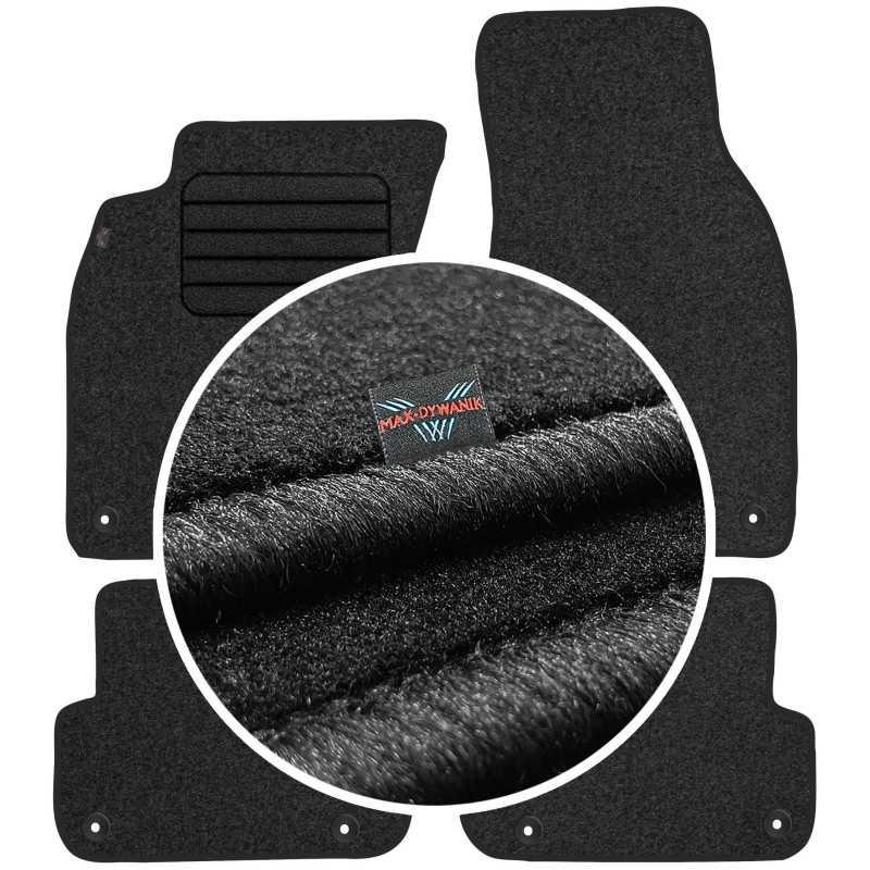 Audi A6 C6 2006-2011 Veliūriniai kilimėliai MAX-MAT