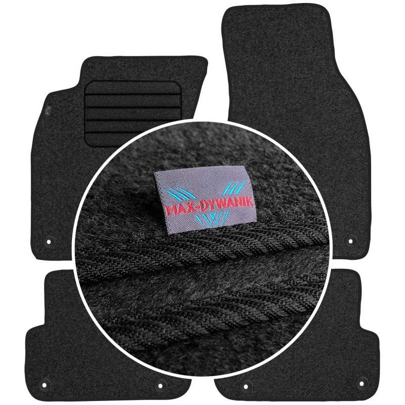 Audi A6 C6 2006-2011 Veliūriniai kilimėliai MAX-MAT