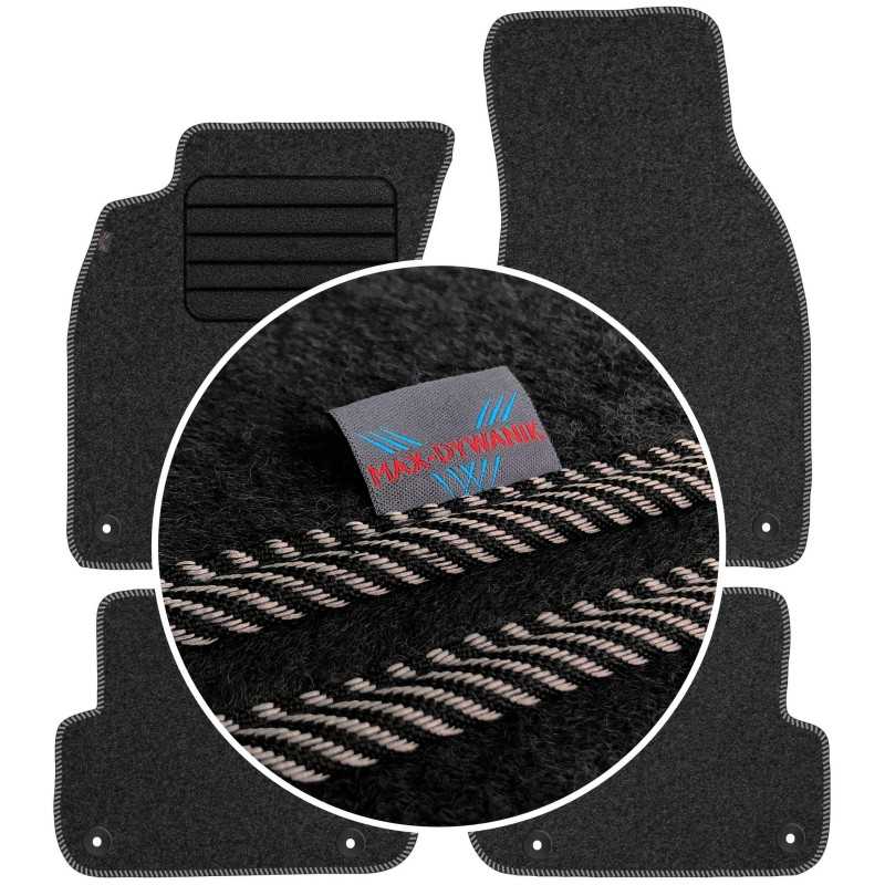 Audi A6 C6 2006-2011 Veliūriniai kilimėliai MAX-MAT